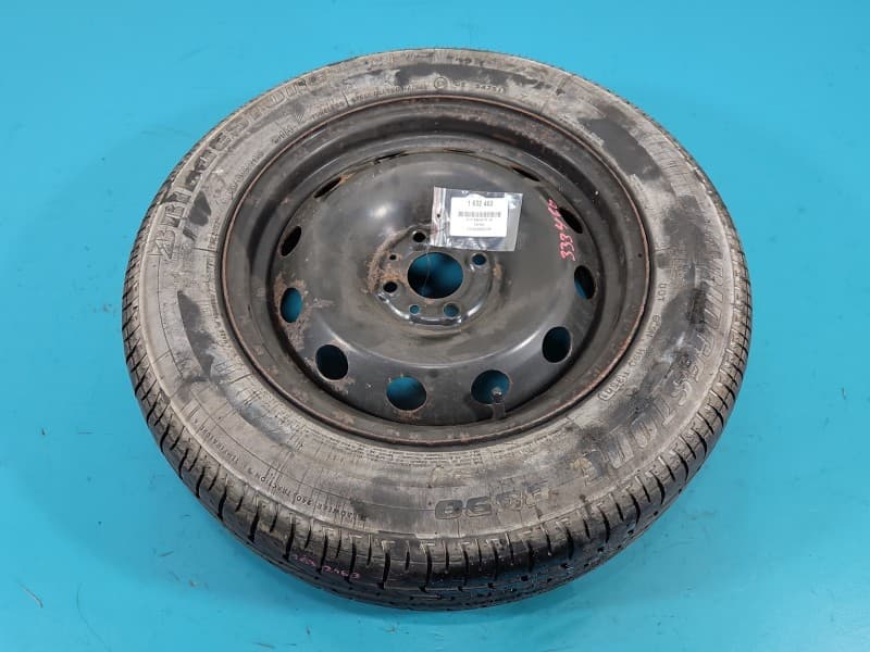 Koło zapasowe 15" dojazdowe dojazdówka Fiat Stilo Marka: Bridgestone 195/65/R15 91H Rozstaw śrub: 4x98