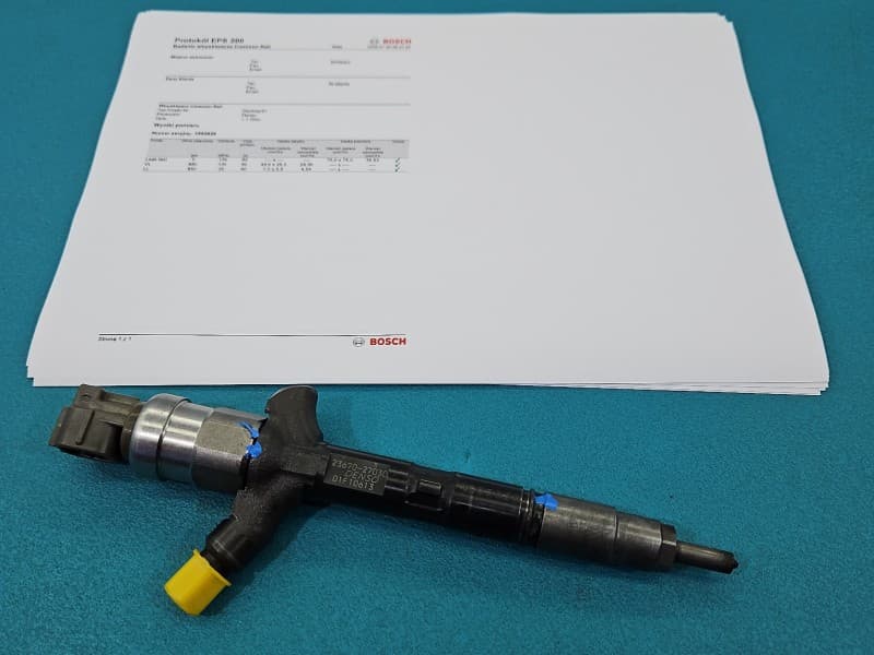 TESTOWANY Wtryskiwacz 23670-27030 Toyota Rav4 II 00- 2,0 D4D 1CDFTV 116KM