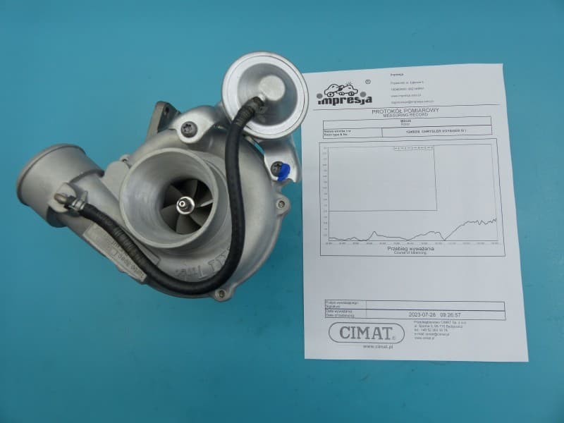 Turbosprężarka Regenerowana Chrysler Voyager IV 00-07 2,5 crdi 116KM VA69 352420955