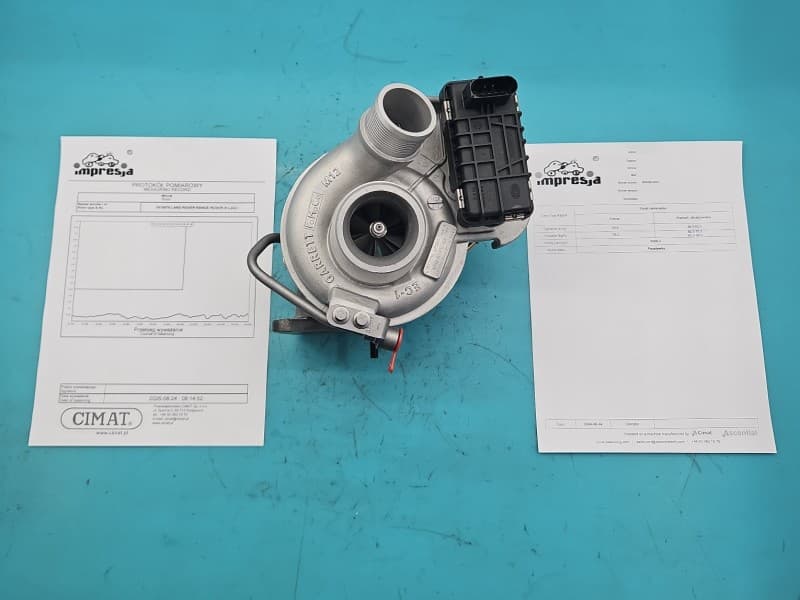 Turbosprężarka Regenerowana Land Range Rover III L322 01-12 4,4 V8 448DT 313KM 800089-1 GTB1756V NE100504I AH4Q-6K682-GA