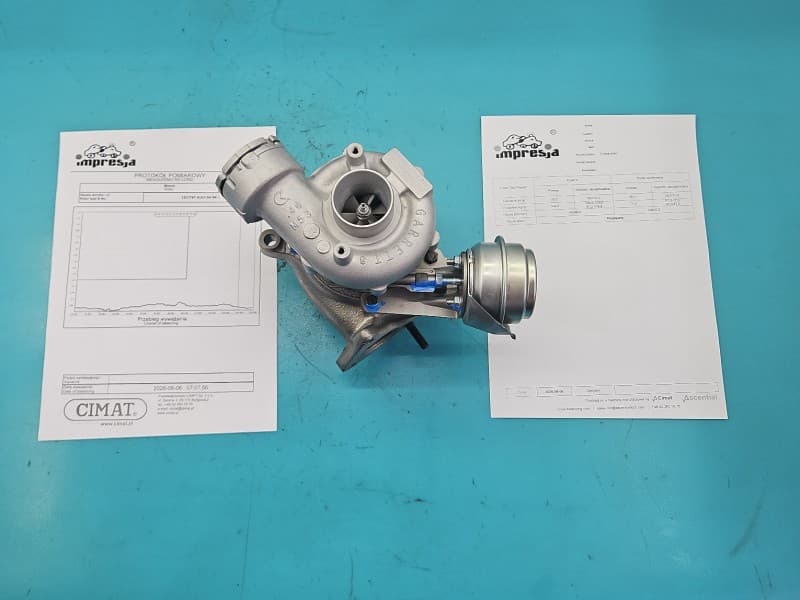 Turbosprężarka Regenerowana Audi A4 B6 1,9 tdi 131KM 717858-4 GT1749VA V105 GAS04999F 038145702G