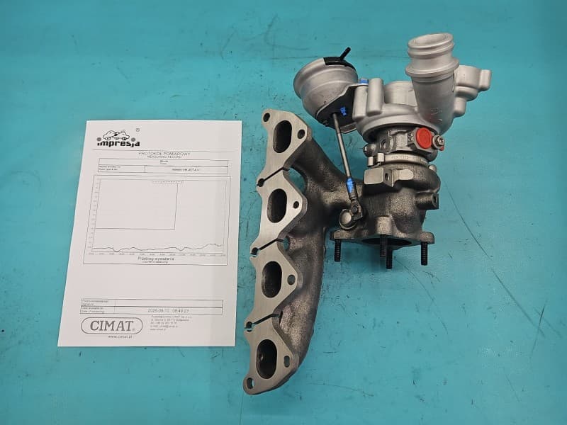 Turbosprężarka Regenerowana Vw Jetta V 1,4 TSI CAX 122KM 49373-01001 TD025M2-07T-2 03C.145.701.N 03C145701N 08021100017