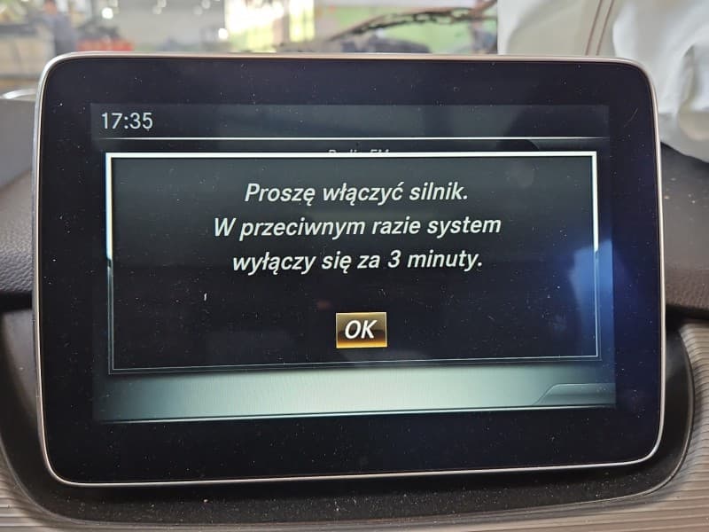 Wyświetlacz monitor Mercedes W246 A1669007814 A1669012002