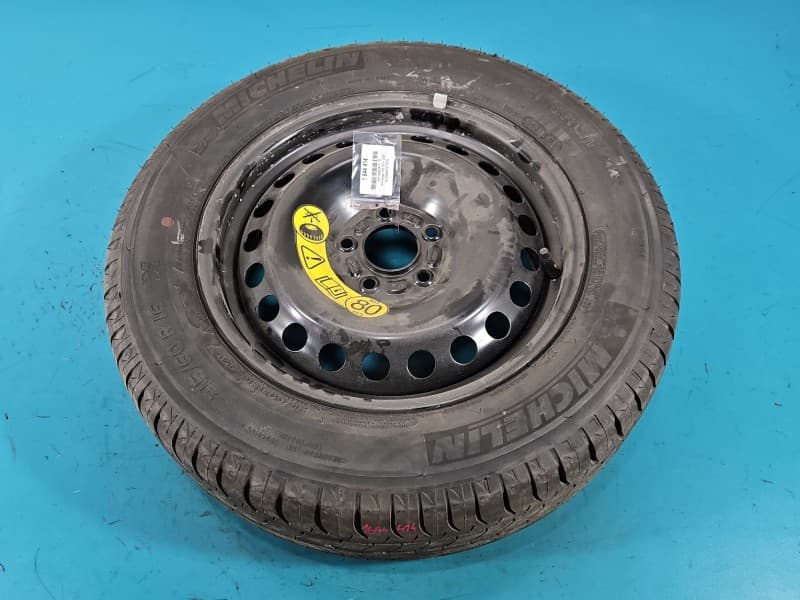Koło zapasowe 16" dojazdowe dojazdówka Ford Mondeo Mk5 Marka: Michelin Rozstaw śrub: 5x108 ET50 Marka: Michelin Rozstaw śrub: 5x108