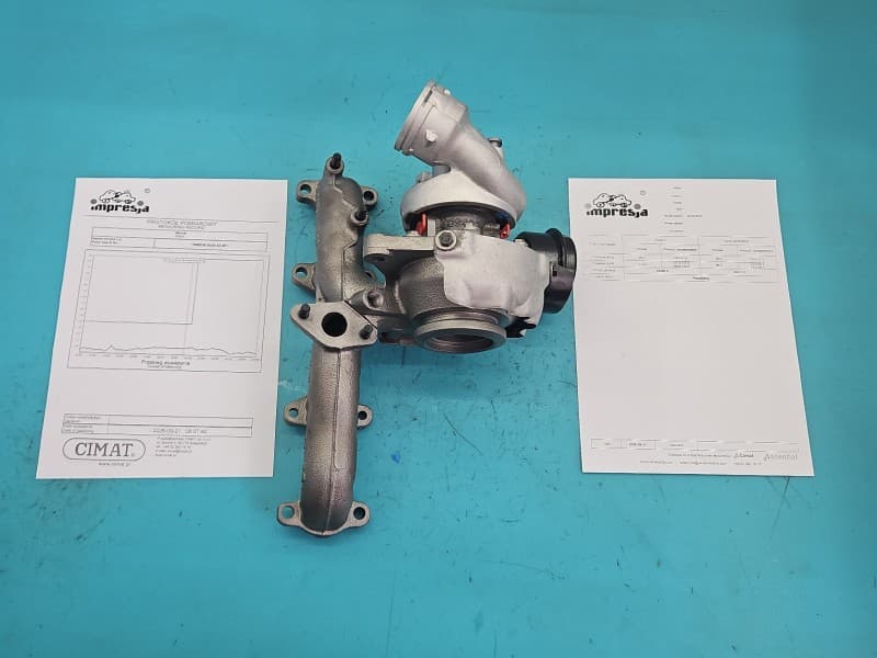 Turbosprężarka Regenerowana Audi A3 8P 1,9 tdi 105KM BV39-0029 54399700029 54399880029 03G253019K IE50098607
