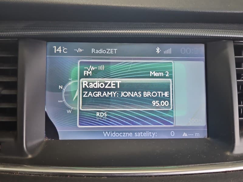 Wyświetlacz monitor Peugeot 508 I 10-18 9666280780
