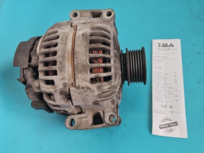 TEST Alternator Audi A4 B6 1,8 T 06B903016Q 0124615009