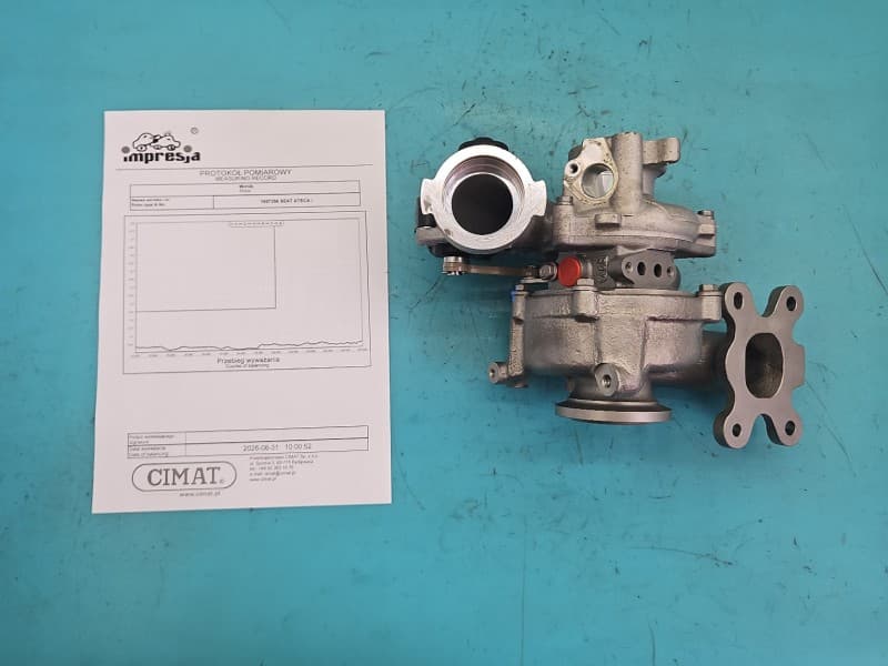 Turbosprężarka Regenerowana Seat Ateca 1,5 TSI 150KM 05E145702L 090922001014 B0001 060-0208