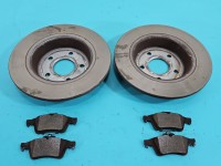 Tarcze hamulcowe tył klocki Ford Transit Connect II MK2 12-22 1.5 tdci (XWGA)