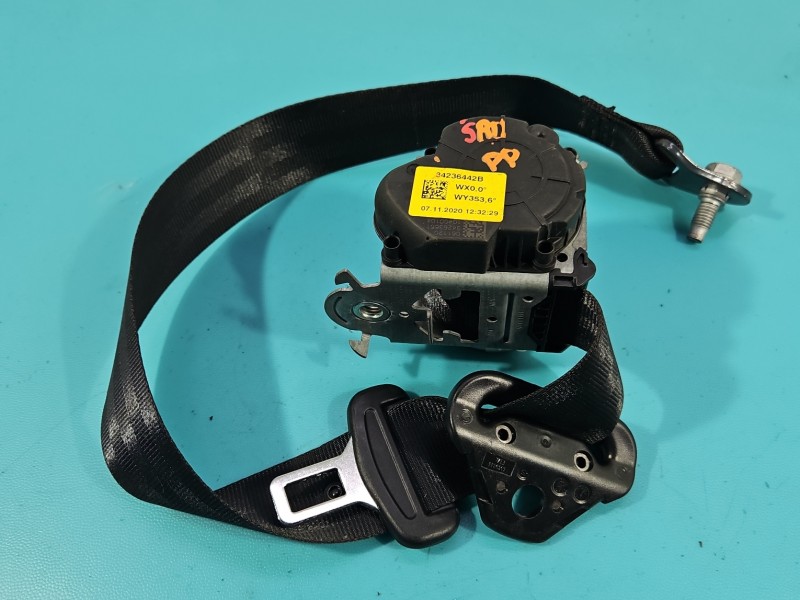 Pas bezpieczeństwa przód prawy pasażera Toyota Proace City 34245643D, 98172325XX