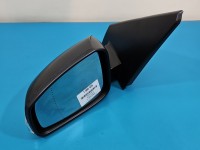 Lusterko lewe Renault Fluence czarny, malowana, elektryczny, Europejska, 10pin. Malowana obudowa czarny NV676 europa