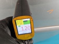 Drzwi tył lewe Toyota Corolla E12 HB 5d srebrny 199