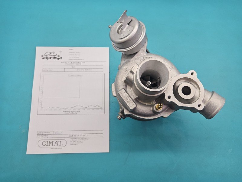 Turbosprężarka Regenerowana Opel Vectra C 720168-11, GT2052S, 12755106 2.0 T 175KM