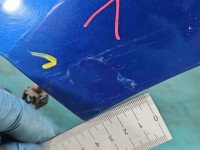 Błotnik przód lewy Renault Megane III niebieski TERNA