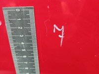 DRZWI PRZÓD LEWE KIEROWCY Honda Jazz II 5d czerwony