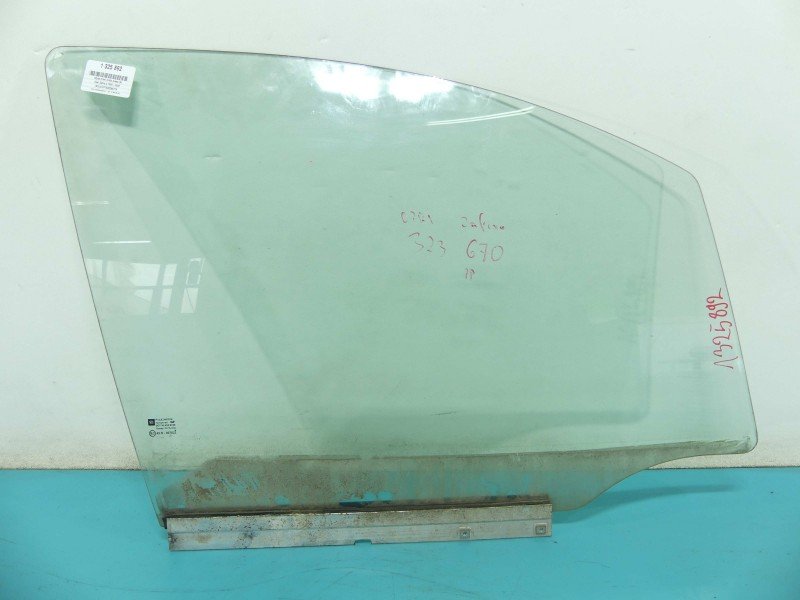 Szyba drzwi przód prawa Opel Zafira A HB