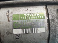 TEST Rozrusznik Toyota Corolla E12 2.0 D4D 28100-64340, 22800-4972