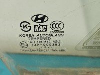 Szyba drzwi przód prawa Hyundai Sonata V NF sedan