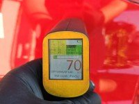 Błotnik tył prawy Seat Ibiza V KJ 6F czerwony LS3H ćwiartka