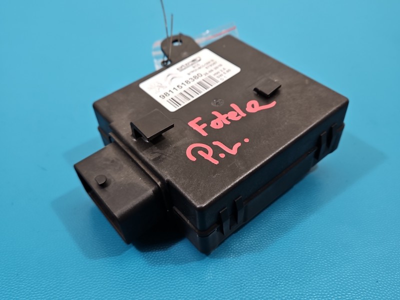 Sterownik moduł Peugeot, Fotela lewy przód Peugeot 3008 II 9811518380