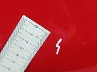 Błotnik przód prawy Peugeot 206 czerwony KKN