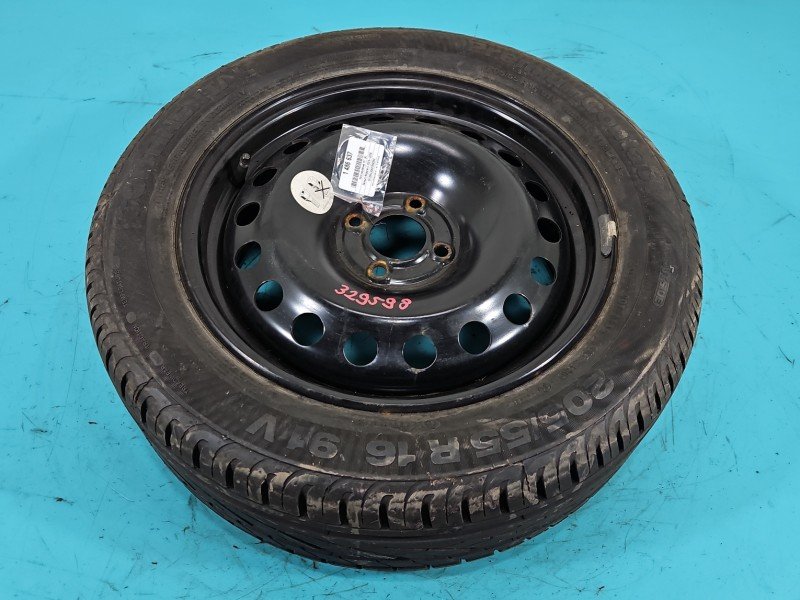 Koło zapasowe 16" dojazdowe dojazdówka Renault Megane II Rozstaw śrub: 4x100, Continental, 205 mm, Profil opony: 55, Rok... Koło zapasowe 16" dojazdowe dojazdówka Renault Megane II Rozstaw śrub: 4x100, Continental, 205 mm, Profil opony: 55, Rok...