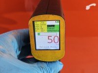 DRZWI PRZÓD PRAWE PASAŻERA Opel Corsa F 5d pomarańczowy KVH