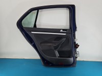 Drzwi tył lewe Vw Jetta V sedan 4d granatowy LD5Q