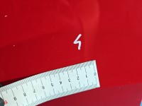 Drzwi tył prawe Vw Passat B7 sedan 4d czerwony ly3d