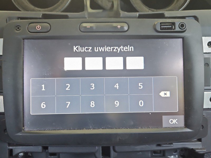 Radio fabryczne Dacia Sandero II 12-20 281158904R radioodtwarzacz