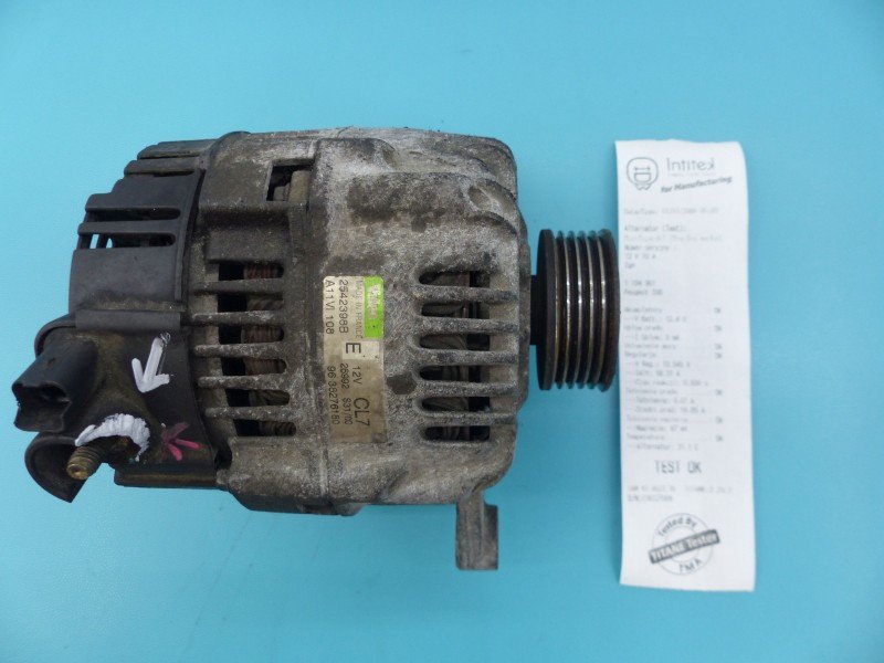 TEST Alternator Peugeot 206 9638216180 1.1 wiel