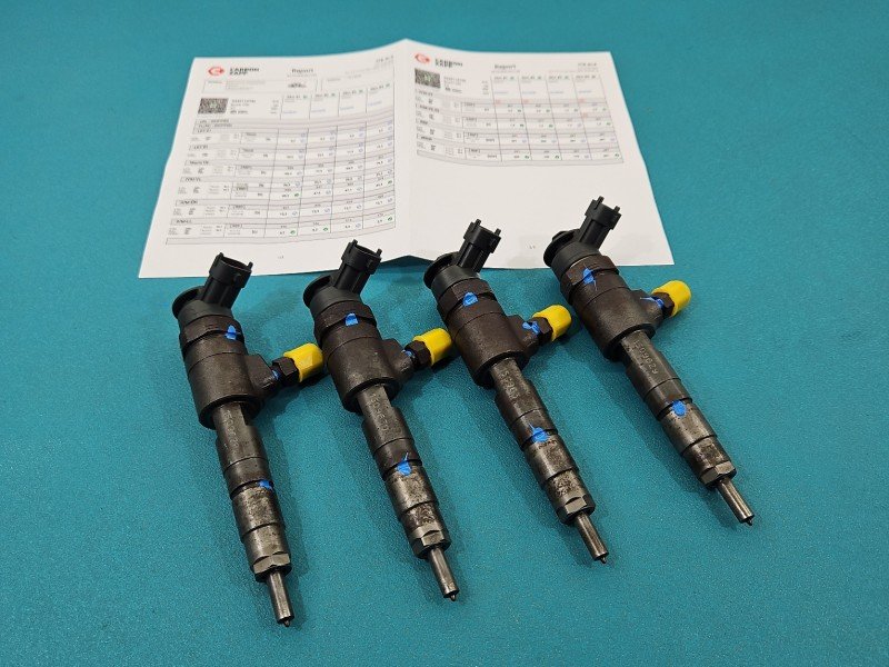 TESTOWANY Wtryskiwacz komplet Peugeot Partner II 0445110739 1.6 hdi (9H06 10JBEM)