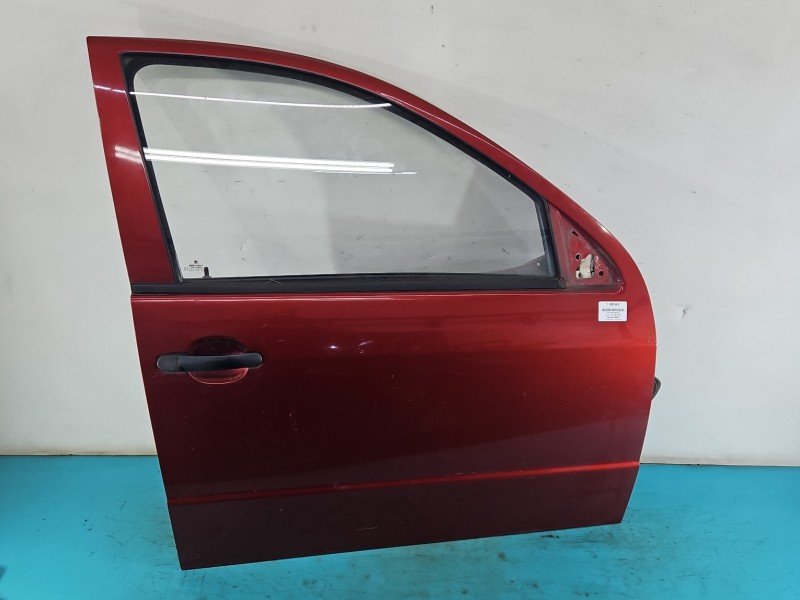 Drzwi przód prawe Skoda Fabia I 5d bordowy 9770 LF3T Drzwi przód prawe Skoda Fabia I 5d bordowy 9770 LF3T