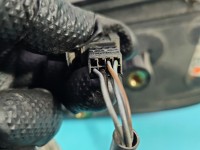 Lusterko lewe Peugeot Bipper elektryczny, Europejska, Rysy na obudowie, 5pin europa
