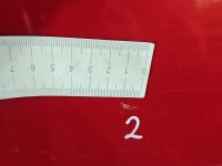 Drzwi tył lewe Mazda 3 I BK HB 5d CZERWONY 27A