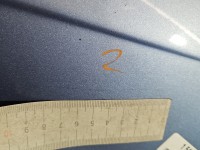 Błotnik przód prawy Hyundai Getz błękitny WO