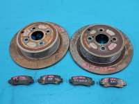 Tarcze hamulcowe tył klocki Toyota Corolla E12 2.0 D4D