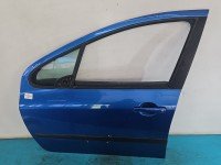 Drzwi przód lewe Peugeot 307 5d niebieski KMF