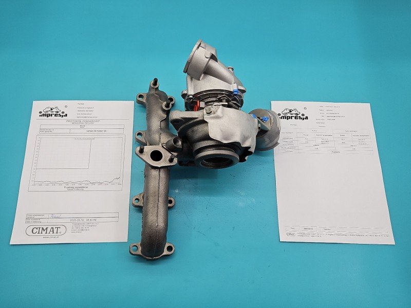 Turbosprężarka Regenerowana Vw Passat B6 765261-6, GT1646V, HGR03G253010 2.0 tdi 140KM