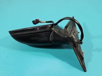 Lusterko lewe Audi A5 8T składane elektrycznie, 10 pin CZARNY LZ9Y coupe europa