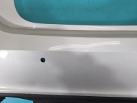 Zderzak tył MERCEDES W176 POLAR SILVER - METALLIC PAINT (761U) HB