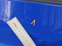 Drzwi tył lewe Skoda Fabia II HB 5d niebieski 4590