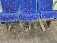 Fotel tył lewy III rząd tylny Vw Transporter T5 3 rząd