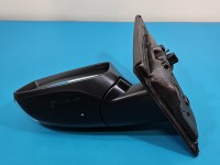 Lusterko lewe Renault Fluence czarny, malowana, elektryczny, Europejska, 10pin. Malowana obudowa czarny NV676 europa