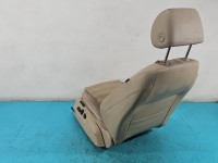 Fotel lewy przód kierowcy Vw Passat B6 EU 4d Volkswagen, Europejska, skóra, regulowany elektrycznie, podgrzewany