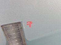 Drzwi przód prawe Renault Scenic I 5d srebrny MV632