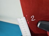 Drzwi tył prawe Dacia Sandero I 08-12 HB 5d bordowy TEB76