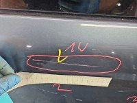 Drzwi tył prawe Chrysler Voyager IV HB 5d grafitowy