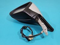 Lusterko lewe pin Vw Golf VII HB srebrny LA7W 5d europa