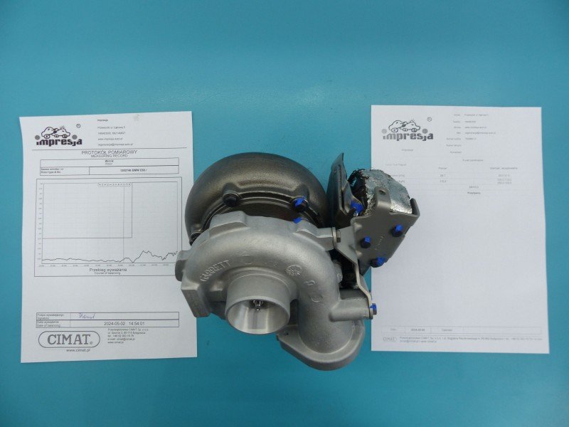 Turbosprężarka Regenerowana Bmw e60 e61 750080-13, 7791709 2.5d 163KM